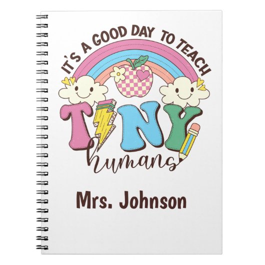 Het is een goede dag om kleine mensen te leren ken notitieboek (Voorkant)