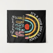 Het is een goede dag om kleine mensen te leren ken wandkleed (Voorkant (horizontaal))