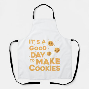 Het is een goede dag om koekjes te maken voor bakk schort