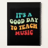 Het is een goede dag om muziek te leren planner (Achterkant)