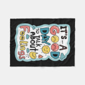 Het is een goede dag om over gevoelens en kleding fleece deken (Voorkant (Horizontaal))