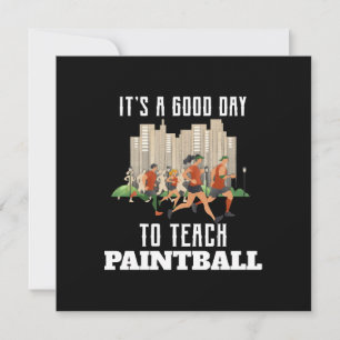Het Is Een Goede Dag Om Paintball Te Leren Kaart