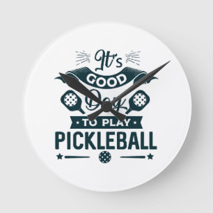 Het is een goede dag om Pickleball te spelen Ronde Klok