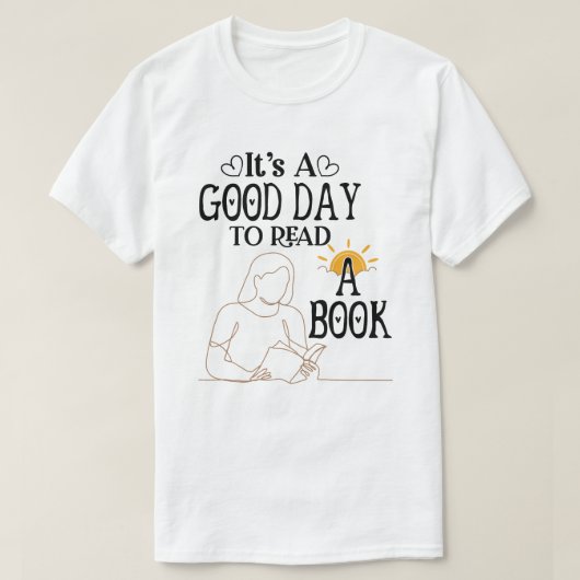 Het is een goede dag om Shirt te lezen, boekenacht (Design voorkant)