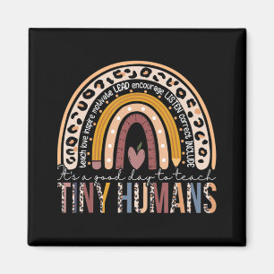 Het is een goede dag om Tiny Humans Fun Teacher T Magneet