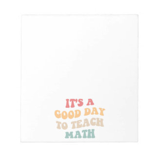 Het is een goede dag om Wiskunde II te onderwijzen Notitieblok