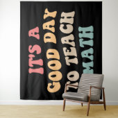 Het is een goede dag om Wiskunde II te onderwijzen Wandkleed (In situ)