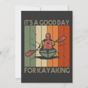 Het is een goede dag voor kajakken Grappig Buitenm Kaart