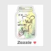 Het is een goede dappere jar sticker (Vel)