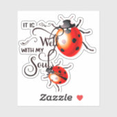 Het is een goede ladybugs-sticker sticker (Vel)