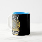 Het is een grady ding dat je niet kon begrijpen tweekleurige koffiemok (Voorkant links)