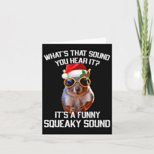 Het is een grappige Squeaky Sound Kersteekhoorn. Kaart