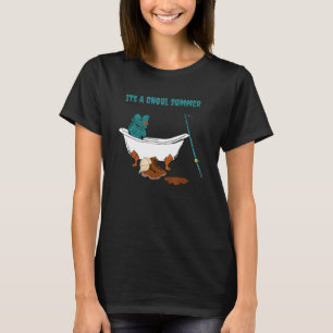 Het is een gruwelijke zomer vissen t-shirt