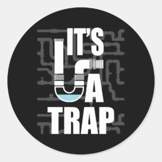 Het is een handige buisfitter voor traploodgieters ronde sticker