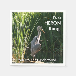 Het is een Heron Ding Servet