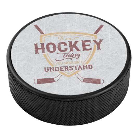 Het is een Hockey-ding, Ice Hockey Puck (3/4)