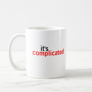 Het is een ingewikkelde quote uit de minimalistisc koffiemok