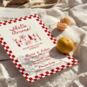 Het is een Italiaans repetitie diner Kaart