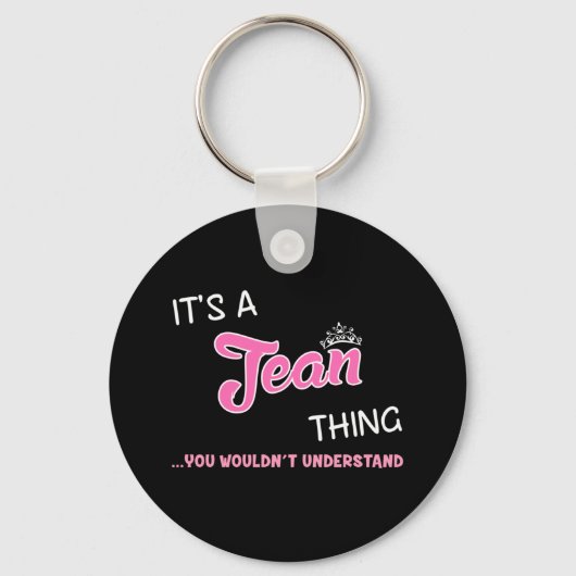 Het is een Jean ding dat je niet zou begrijpen. Sleutelhanger (Voorkant)