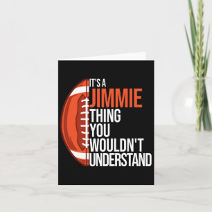 Het is een Jimmie-ding dat je niet zou begrijpen - Kaart