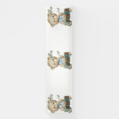 Het is een jongen 2.5x10 Vinyl banner (Verticaal)