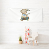 Het is een jongen 4x10 vinyl banner (Insitu)