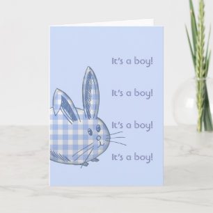 Het is een jongen! aankondiging