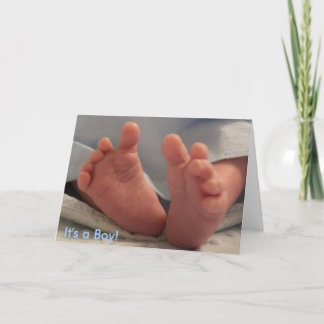 Het is een Jongen! Aankondiging