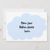 Het is een Jongen Aankondiging (Achterkant)