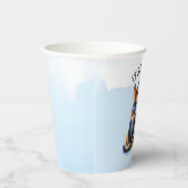 Het is een jongen! | BABY SHOWER Papieren Bekers (Rechts)