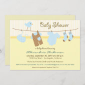 Het is een jongen! Baby shower sluiten Kaart (Voorkant / Achterkant)