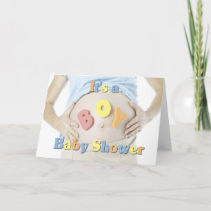 Het is een Jongen baby shower-uitnodiging