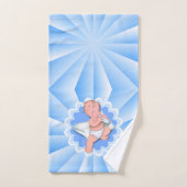 Het is een jongen! bad handdoek (Handdoek)