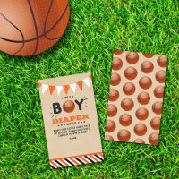 Het is een jongen! Basketbal Baby shower Luier Raf