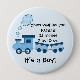 Het is een jongen! Button Blue Choo Choo Train