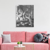 Het is een jongen canvas afdruk (Insitu (Woonkamer))