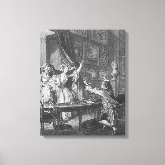 Het is een jongen canvas afdruk (Voorkant)