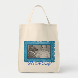 Het is een jongen! canvas tas