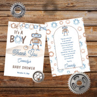 Het is een jongen Cute Blue | Baby shower Greige R
