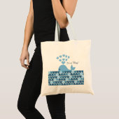 Het is een jongen! Cute Whale Tote Bag (Voorkant (product))