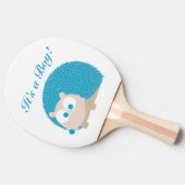 Het is een jongen! Egel Tafeltennisbatje (Zijkant)