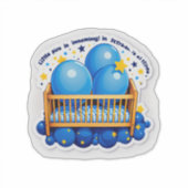 Het is een jongen!" (Geslacht specifiek – Jongen) Sticker (Voorkant)