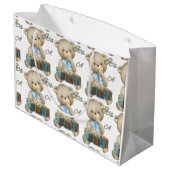 Het Is Een Jongen Grote Cadeautas (Achterkant Gekanteld)