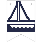 Het is een jongen marinesynastie vlaggetjes (Eerste vlag)