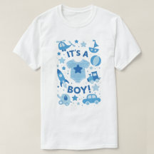 Het is een Jongen - Modern Viering Unisex T-Shirt