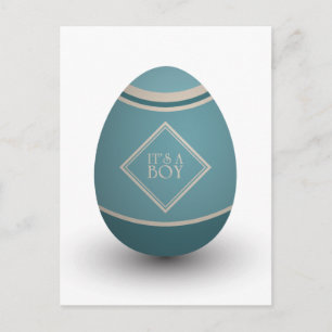 het is een jongen ooi van een ooievaar aankondigingskaart