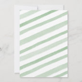 Het is een jongen pompoen baby shower waterverf kaart (Achterkant)