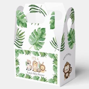 Het is een Jongen Safari Baby shower Favor Box Bedankdoosjes