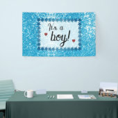 Het is een jongen! spandoek (Beurs)