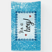 Het is een jongen! spandoek (Verticaal)